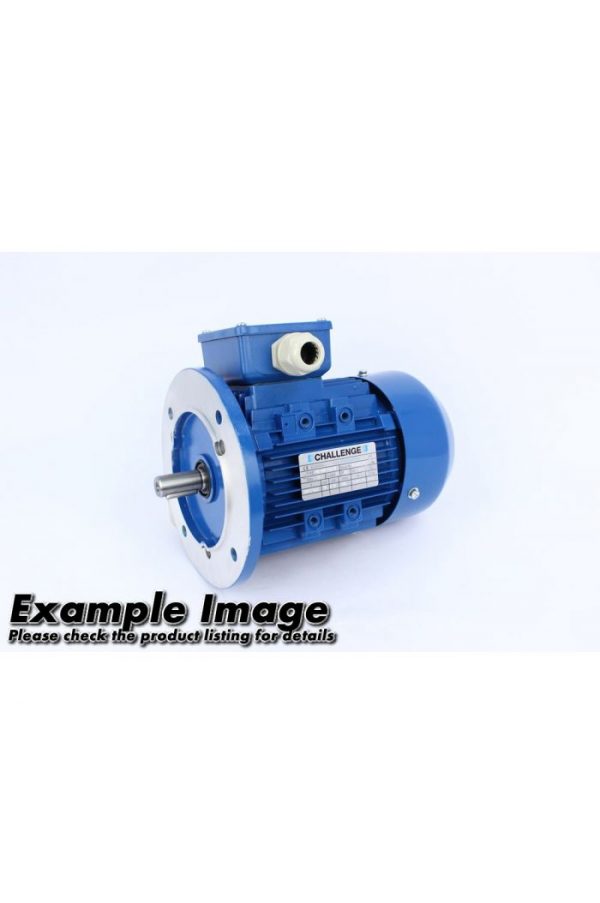 THREE PHASE ELECTRIC MOTOR 0.09KW 4 POLE WITH B14A MOUNT - IE1 - EML 56 2-4